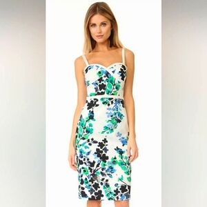 Black Halo Daria Floral Sheath Dress